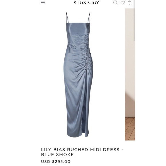 COPY - Shona Joy NWT Blue Midi Dress - size 4 - Picture 5 of 8